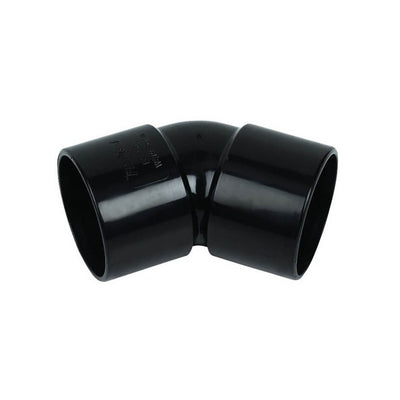40mm Solvent Waste 45° Bend - Black