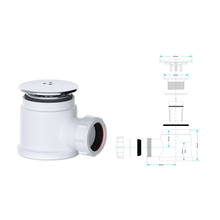 Viva 1½" Shower Trap (50mm Tray) WTSH40