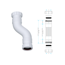 Viva 1½" Flexible Fitting - Compression x Compression WFLEX06