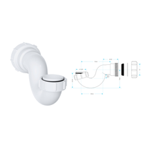 Viva 1½" x 19mm Seal Bath Trap WTB4019