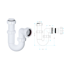 Viva 1½" Telescopic 'P' Trap WTTP40