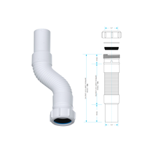 Viva 1¼" Flexible Fitting - Compression x Plain Spigot WFLEX03