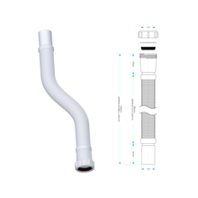 Viva 1½" Flexible Connector - Compression x Plain Spigot WFLEX02