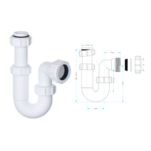 Viva 1¼" Telescopic 'P' Trap WTTP32