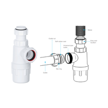 Viva 1½" Telescopic Bottle Trap WTBT40T