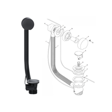 Viva Black Pop-Up Bath Waste CWB03/B