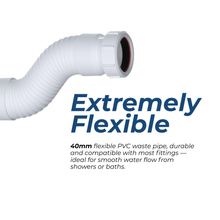 Viva 1½" Flexible Fitting - Compression x Plain Spigot WFLEX04