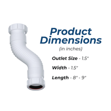 Viva 1½" Flexible Fitting - Compression x Compression WFLEX06