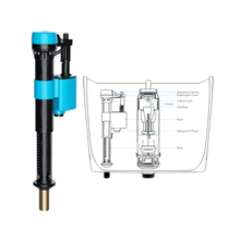 Viva Skylo Bottom Entry Fill Valve (½" UK) Brass Thread PP0020/B
