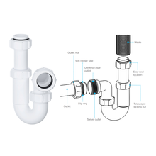 Viva 1¼" Telescopic 'P' Trap WTTP32