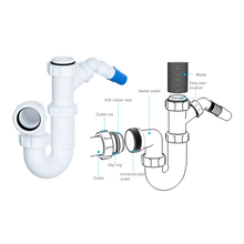 Viva 1½" Sink Trap with Single 135° Nozzle WTST01