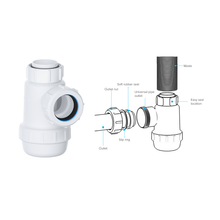 Viva 1¼" Bottle Trap (38mm Seal) WTBT3238