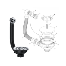 Viva Basket Strainer Waste (Round Overflow) PP0010