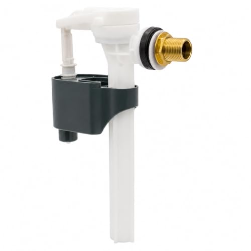 Hulthor side entry toilet fill valve with 1/2 inch brass inlet