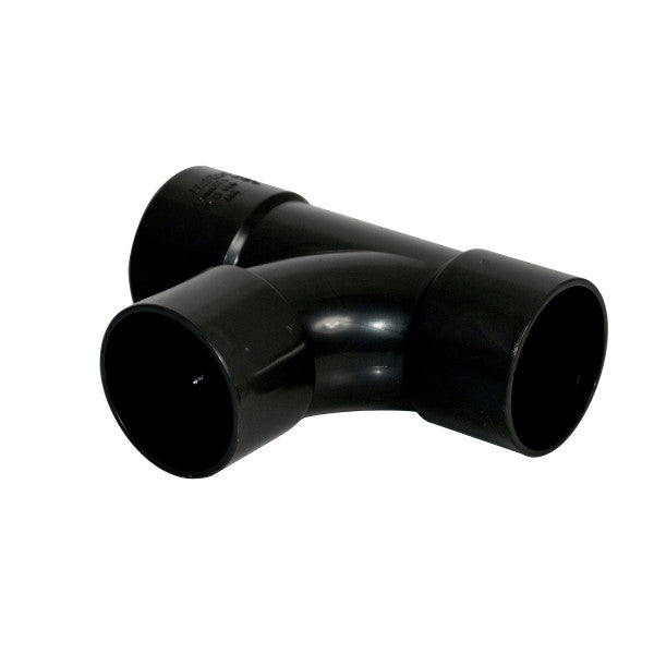 40mm Solvent Waste Tee - Black