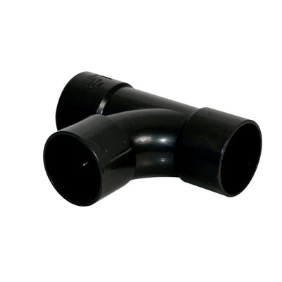 40mm Solvent Waste Tee - Black