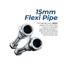 Hulthor 1/2" x 15mm Isolator Flexible Hose - 150mm Long