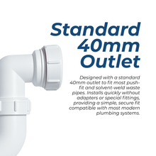 Viva 1½" Sink Trap with Single 135° Nozzle WTST01