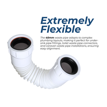 Viva 1½" Flexible Fitting - Compression x Compression WFLEX06