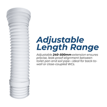 Viva Medium Flexible Pan Connector (240 - 500mm) PP0002/A