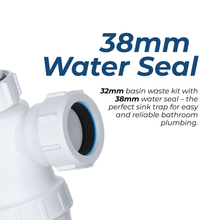Viva 1¼" Bottle Trap (38mm Seal) WTBT3238
