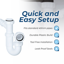 Viva 1½" Sink Trap with Single 135° Nozzle WTST01