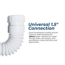 Viva 1½" Flexible Fitting - Compression x Compression WFLEX06