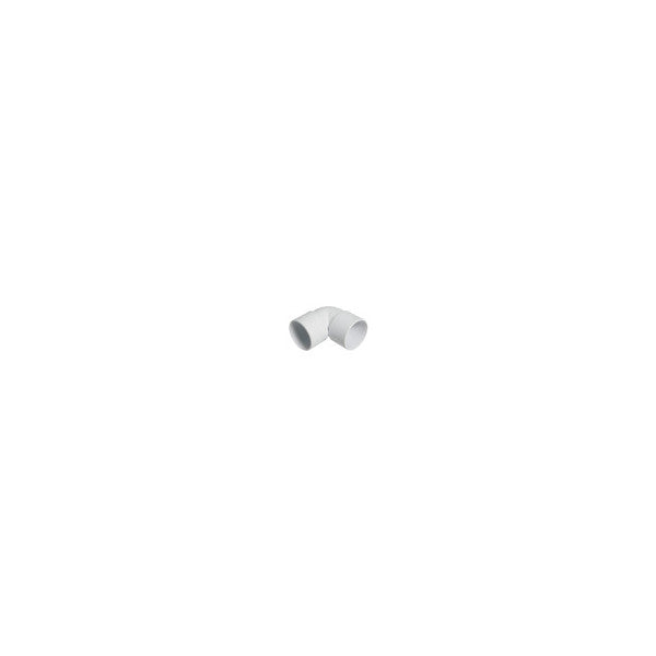 40mm Solvent Waste 90° Bend - White