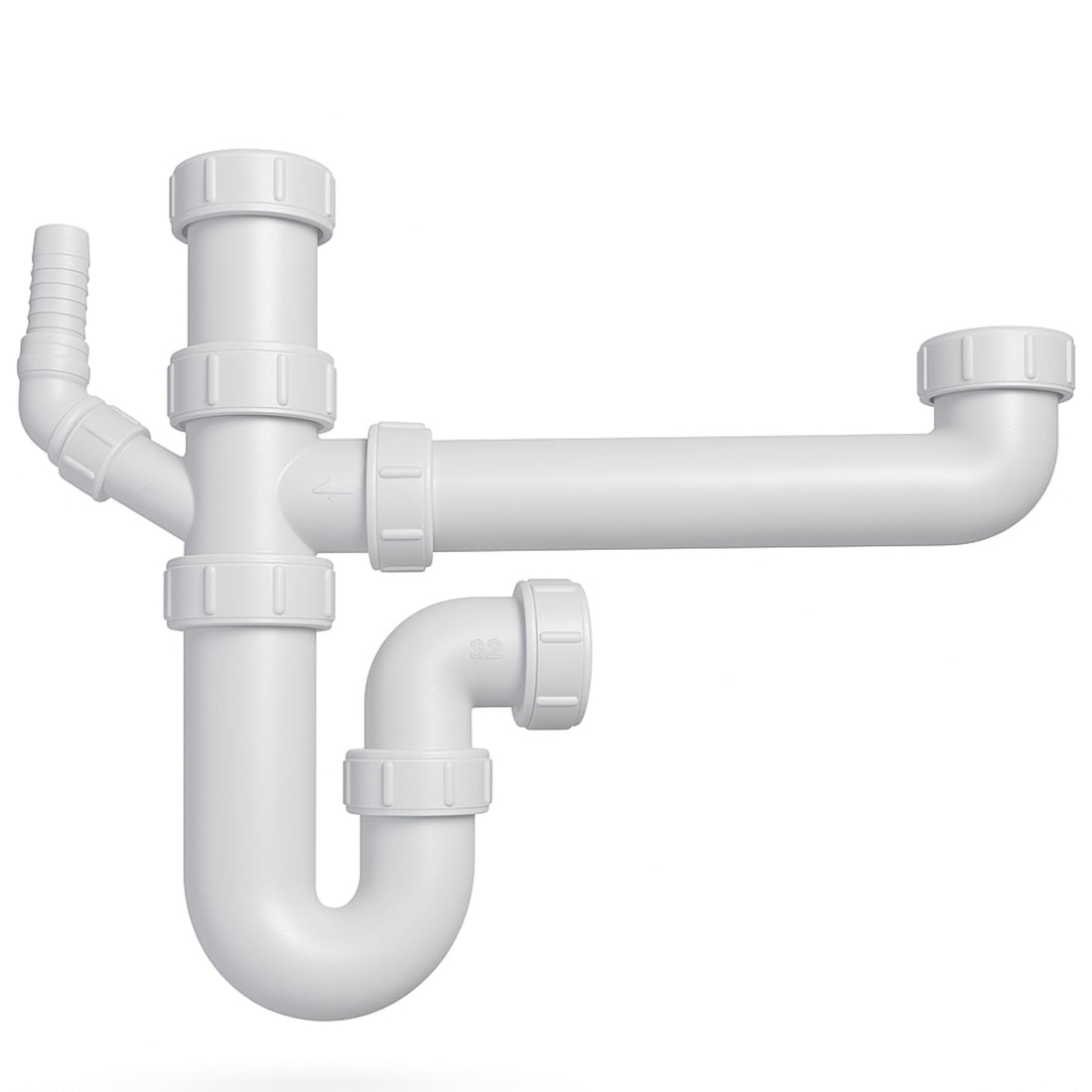 Hulthor Universal Double Bowl Sink Waste Kit - 40mm