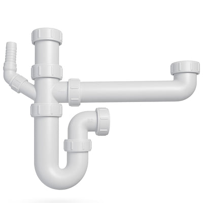 Hulthor Universal Double Bowl Sink Waste Kit - 40mm