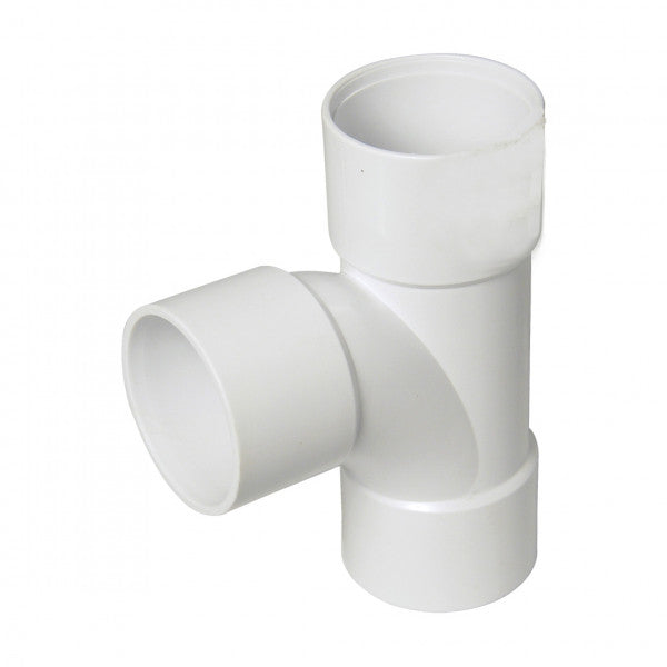 40mm Solvent Waste Tee - White