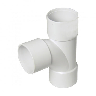 40mm Solvent Waste Tee - White