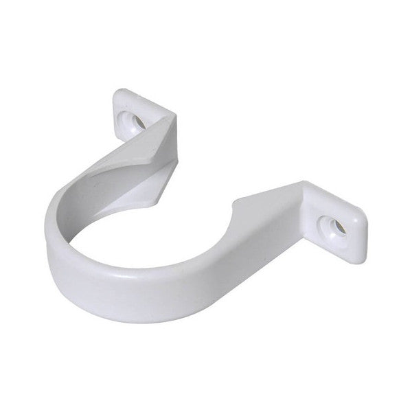 32mm Solvent Waste Pipe Clip - White