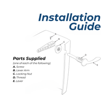 Viva ½" Type E Toilet Handle Kit Viva PP0008E