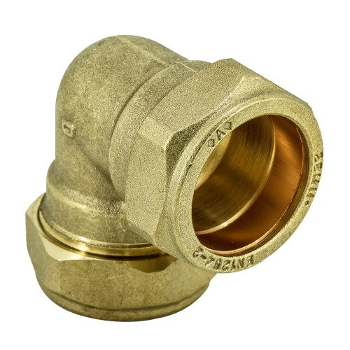 22mm Compression 90 Degree Elbow