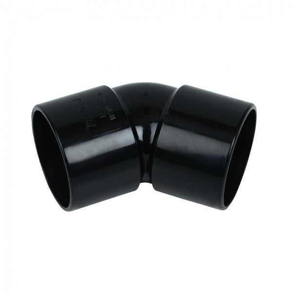 32mm Solvent Waste 45° Bend - Black