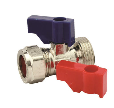 15mm x 3/4" Straight Washing Machine Valve
