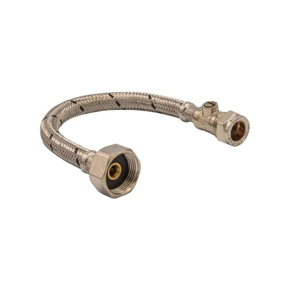 Hulthor 1/2" x 15mm Isolator Flexible Hose - 500mm Long