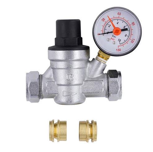 Pressure Reducing Valve 1-6 Bar with 15mm & 22mm Compression Set