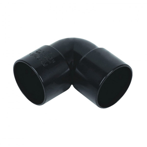 32mm Solvent Waste 90° Bend - Black