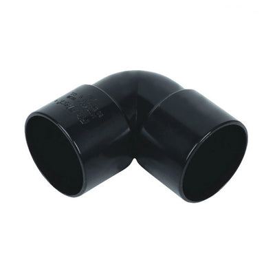32mm Solvent Waste 90° Bend - Black