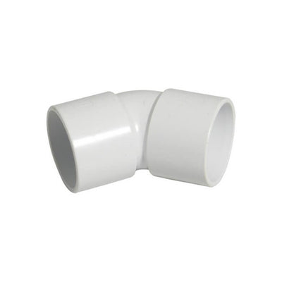 32mm Solvent Waste 45° Bend - White