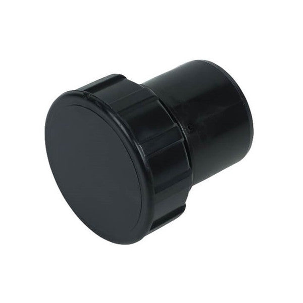 32mm Solvent Waste Access Plug - Black