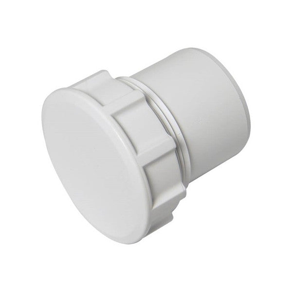 40mm Solvent Waste Access Plug - White