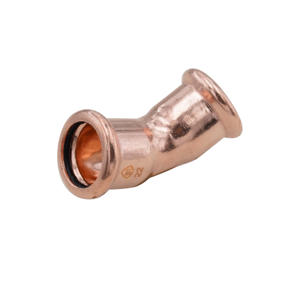 Pressfit Water 15mm 45 Degree Elbow - Bastion pressfit product image