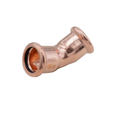Pressfit Water 15mm 45 Degree Elbow - Bastion pressfit product image