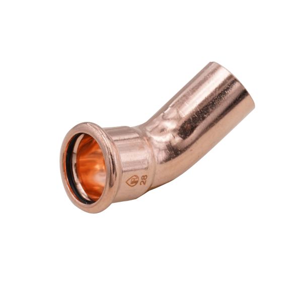 Pressfit Water 15mm 45 Degree Street Elbow - Bastion pressfit product image