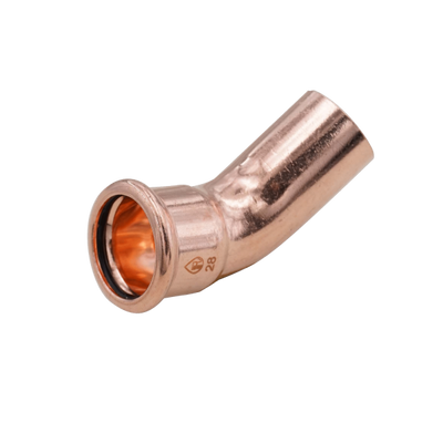 Pressfit Water 15mm 45 Degree Street Elbow - Bastion pressfit product image