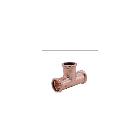 Pressfit Water 22mm Equal Tee - product image