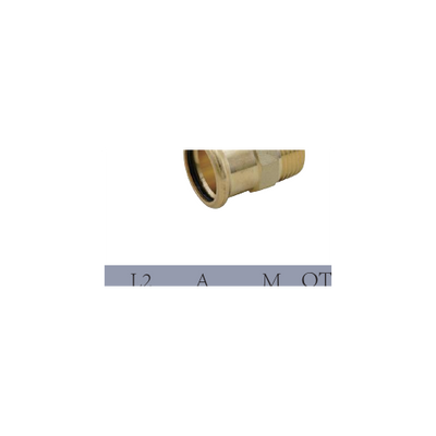 Pressfit Water 15mm x 1/2 Male Adapter - Bastion pressfit product image